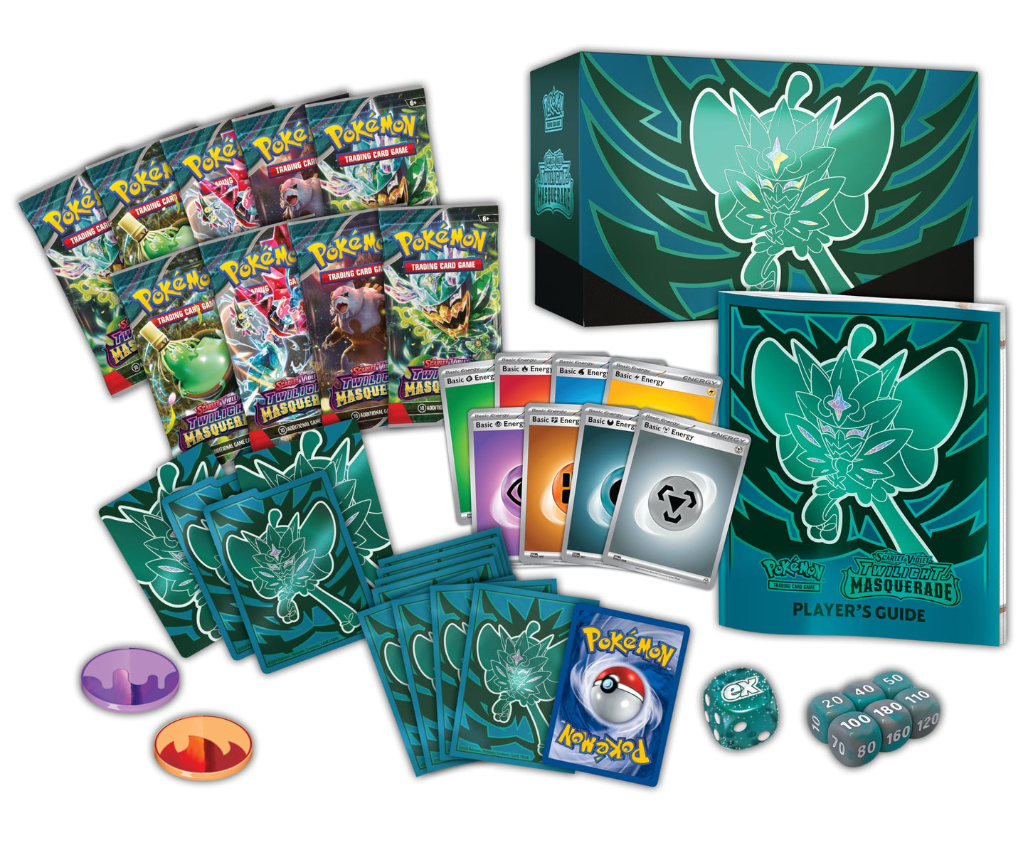 Pokémon ANG - Coffret Elite Trainer Box - ETB - Mascarade Crépusculaire