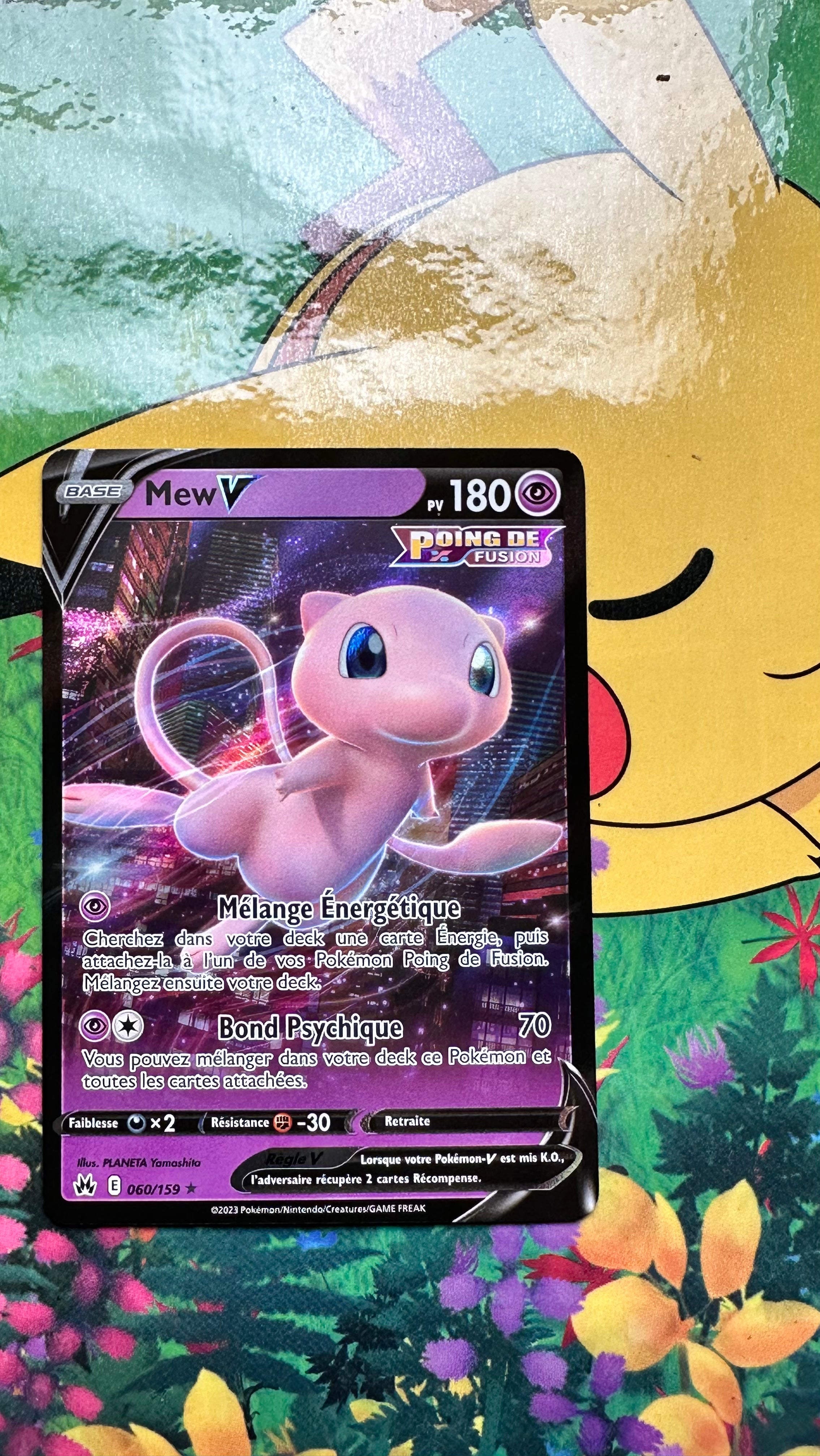 Carte Pokémon Mew V 060/159 EB12.5 Epée & Bouclier Zenith Suprême FR NEUVE Carte Pokémon Mew V 060/159 EB12.5 Epée & Bouclier Zenith Suprême FR NEUVE