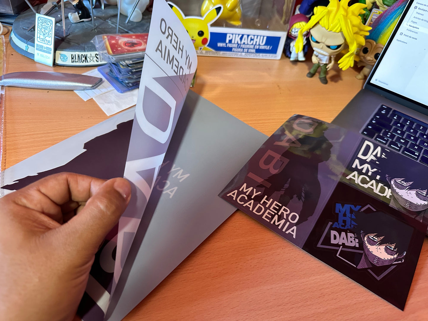 My Hero Academia - Range Doc format A4 + stickers - STAIN