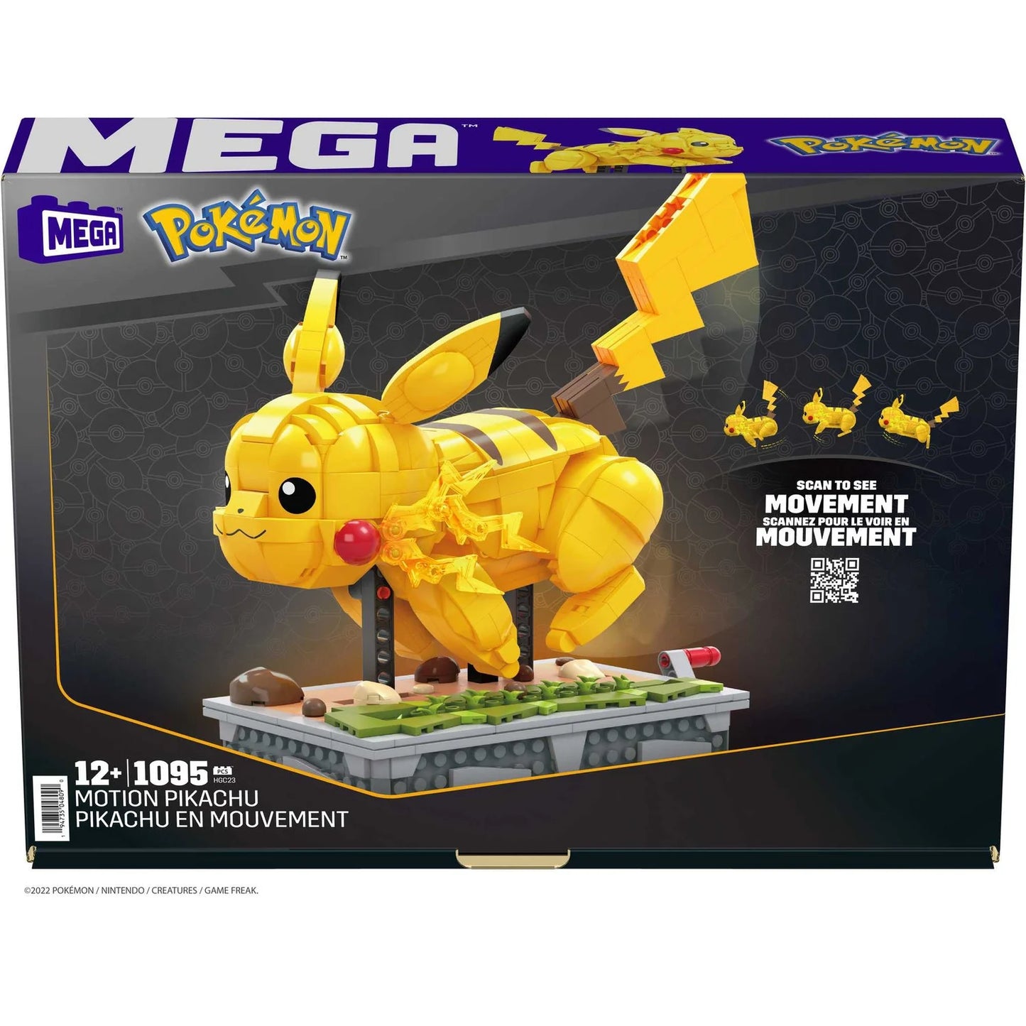 Jouet Mécanique MEGA Pikachu en Mouvement -