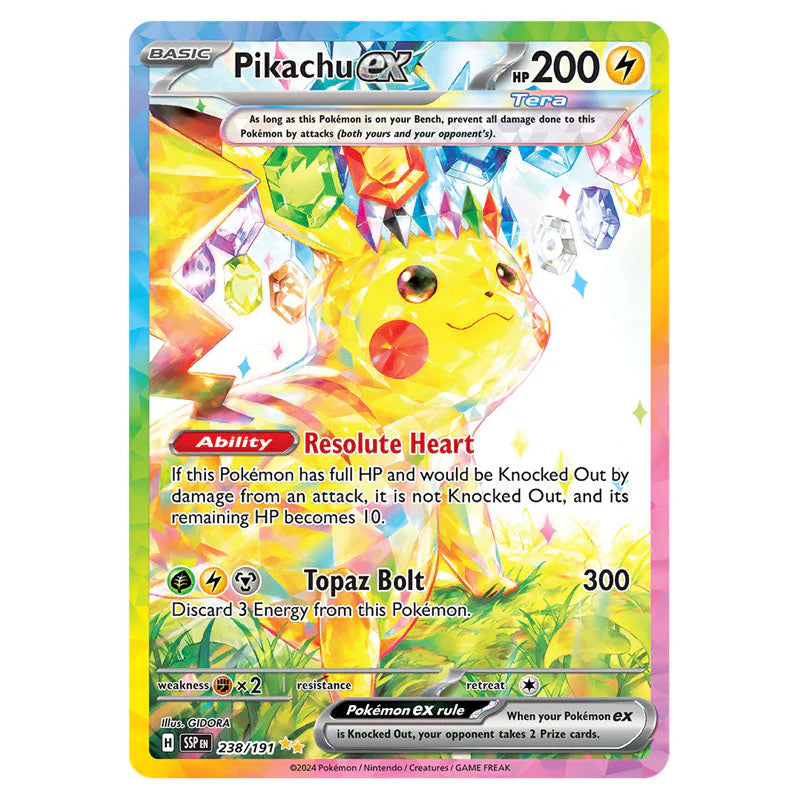 EN STOCK - Valisette ANG - Pikachu Collector Set - Surging Sparks - Etincelles Déferlantes