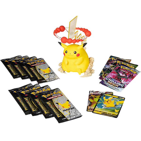 COFFRET - PIKACHU Premium Figure Collection - VMAX- Celebrations 25Th Anniversary - ANGLAIS