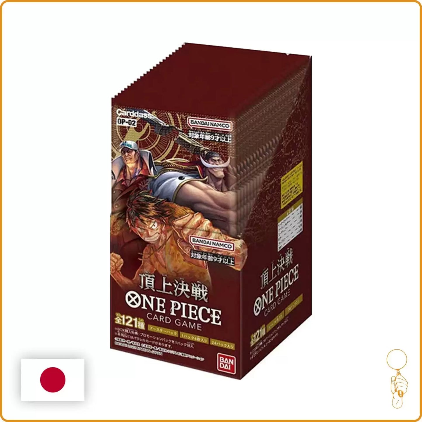 Display JAP - ONE PIECE OP-02 Paramount War - BANDAI