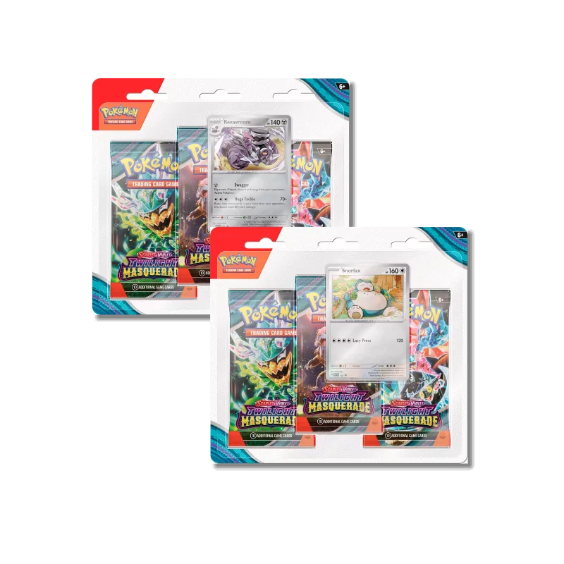 Tripack ANG - Pokémon - Mascarade Crépusculaire - 3 Boosters
