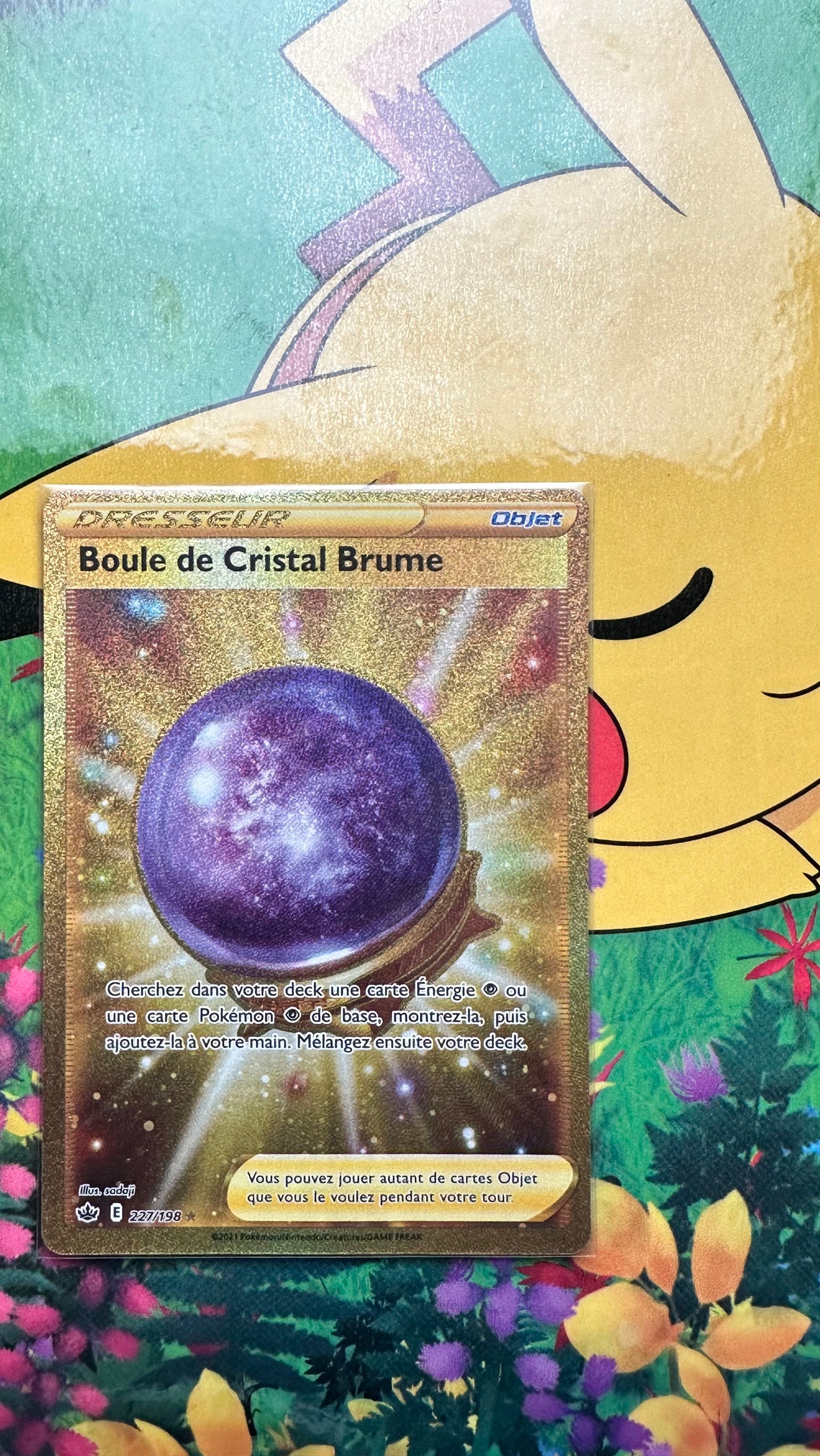 [ Carte FR ] Boule de Cristal Brume - GOLD - 227/198 -  Règne de Glace  - 2021