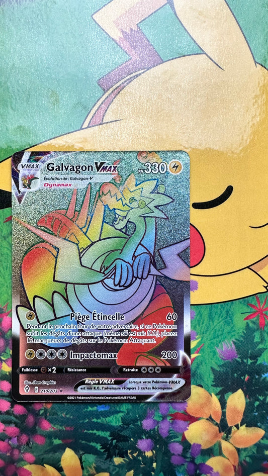 [ Carte FR ] Galvagon VMAX   -  Rainbow - 210/203-  Evolution Céleste - 2021