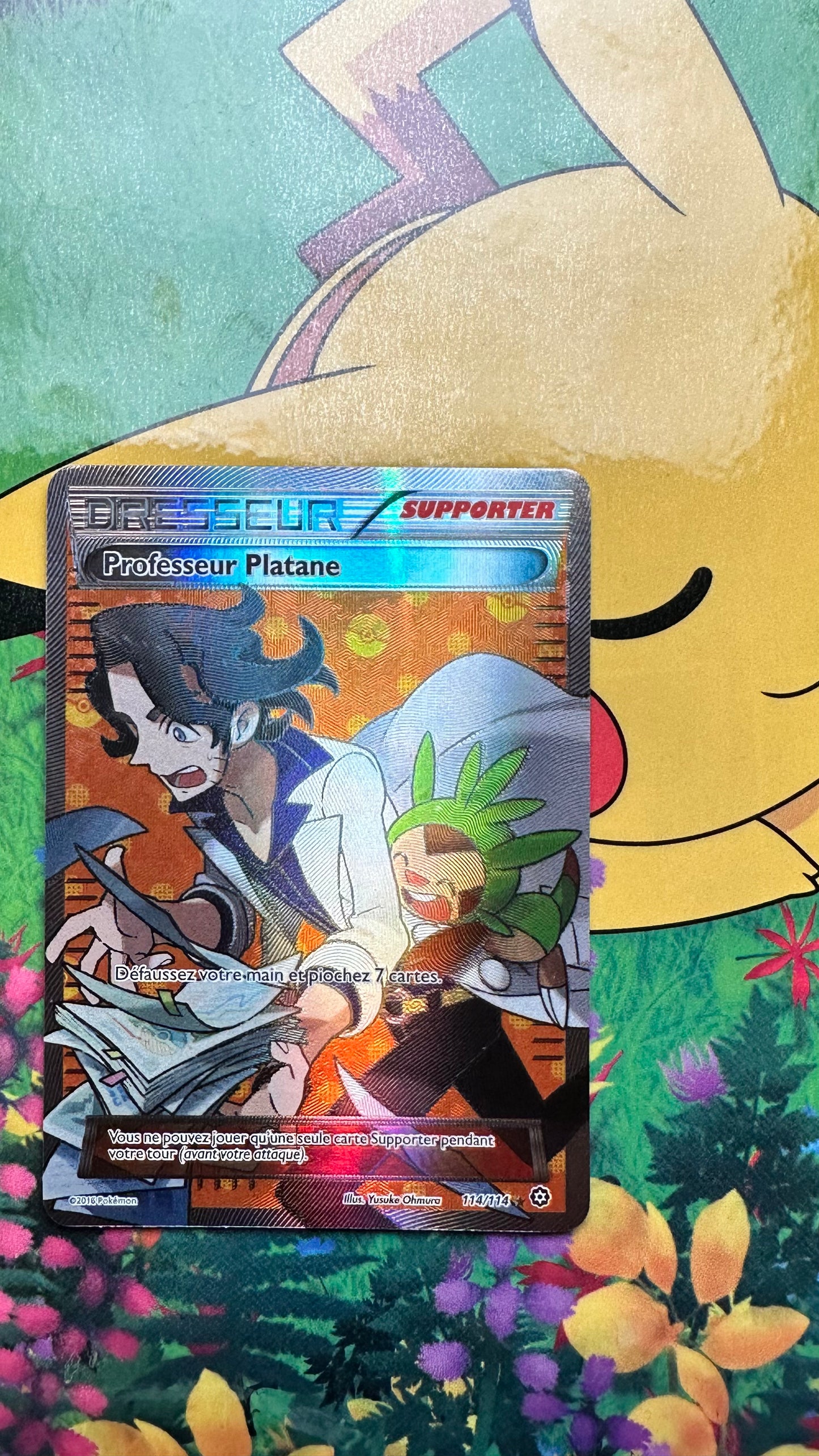 [ Carte FR ] Professeur Platane - Dresseur  - 114/114 - XY Offensive Vapeur - 2016