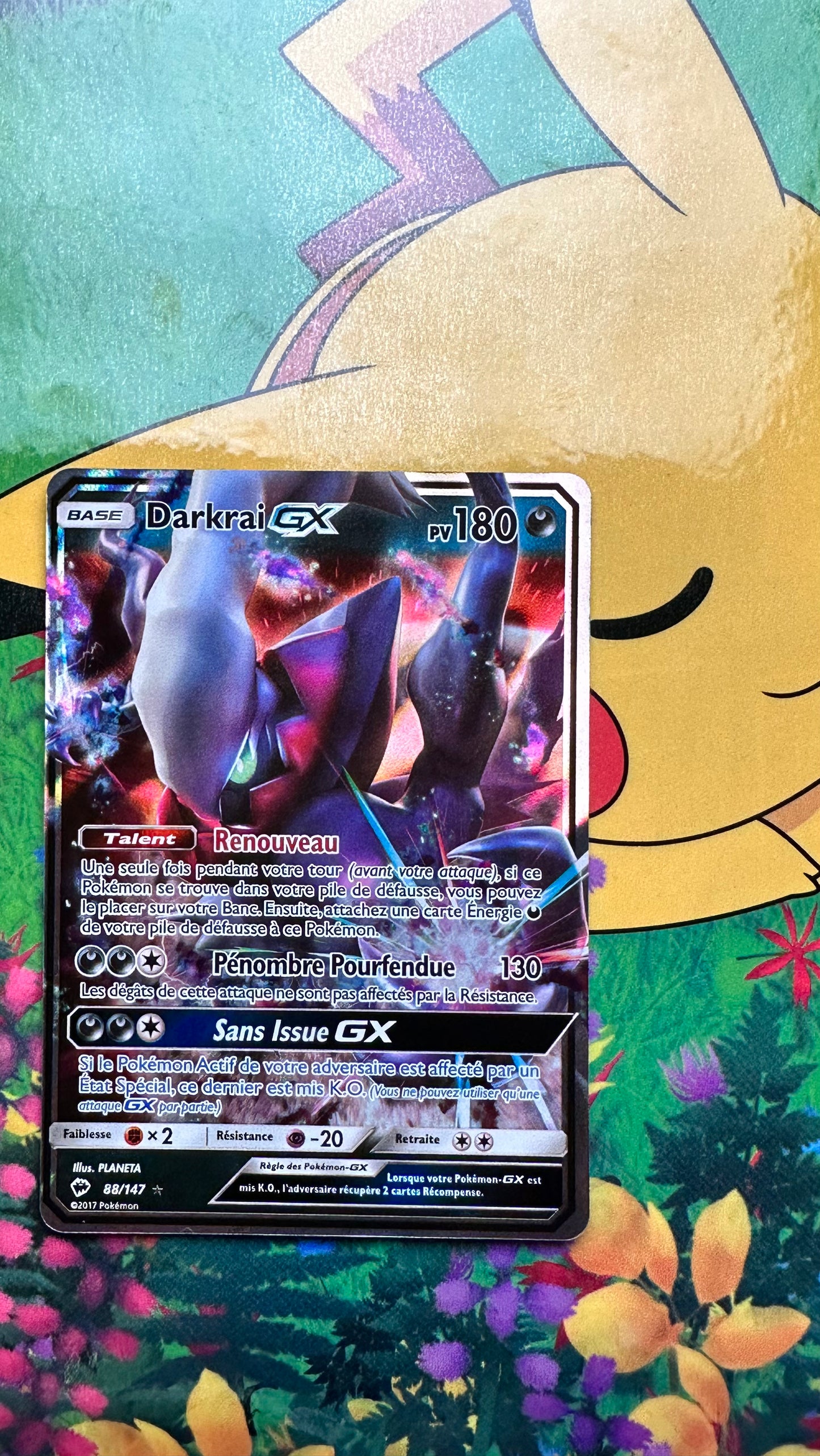 [ Carte FR ] Darkrai GX - 88a/147 - Ombres Ardentes - 2018