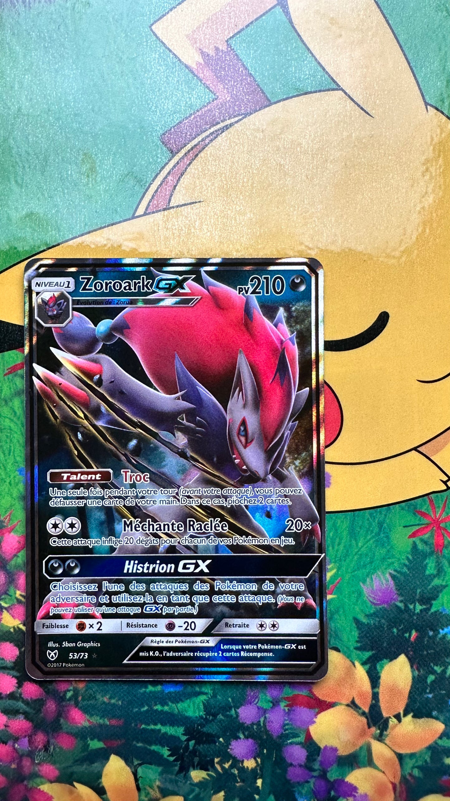 [ Carte FR ] Zoroark GX - 53/73 - Legendes Brillantes - 2017
