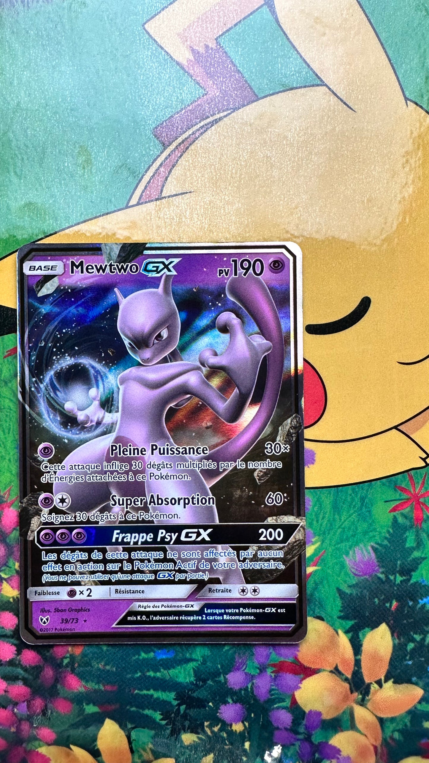 [ Carte FR ] Mewtwo GX - 39/73 - Legendes Brillantes - 2017