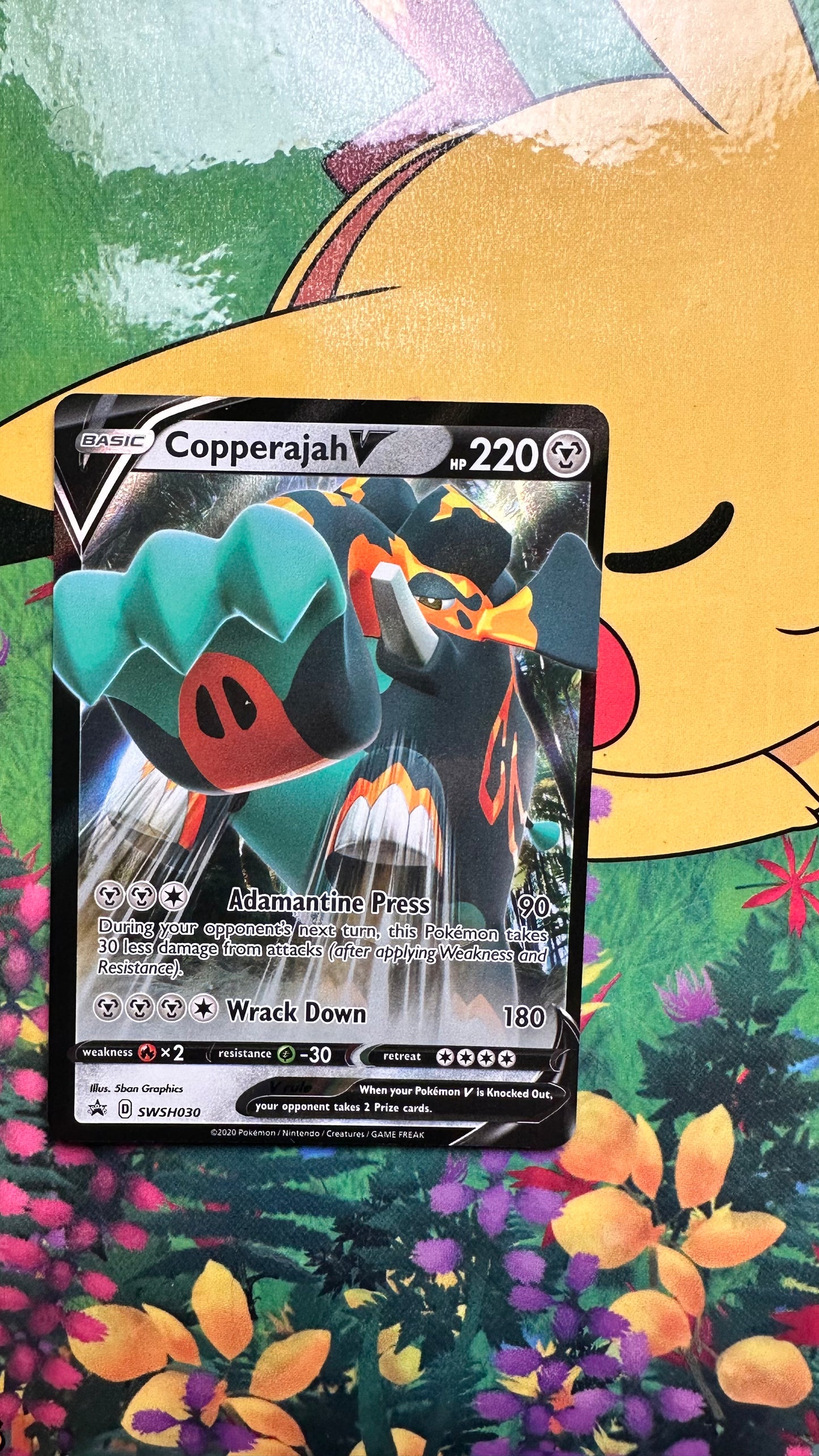 [ Carte ANG ] Pachyradjah V ( Copperajah ) - SWSH030 -  2020