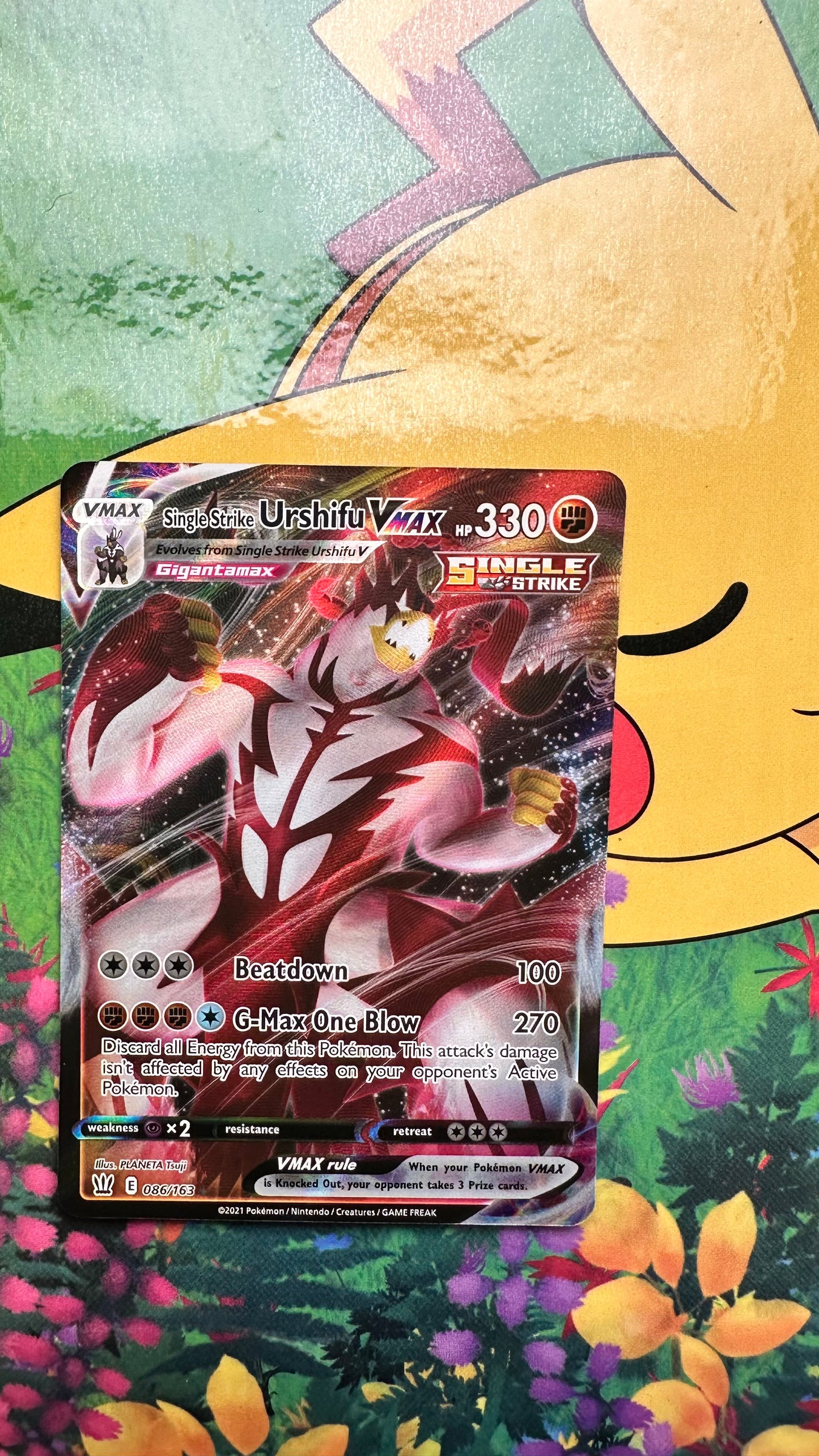 [ Carte ANG ] Urshifu  VMAX   - 086/163 - Style de Combat  - 2021