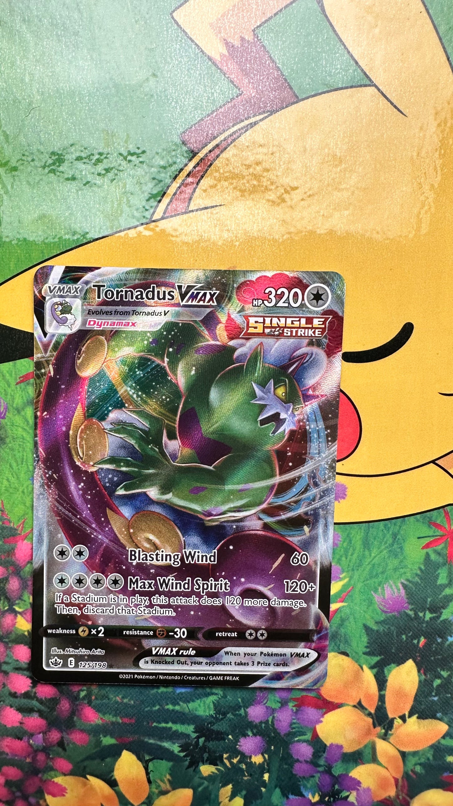 [ Carte ANG ] Tornadus VMAX  - 125/198 - Le Règne de Glace - 2021