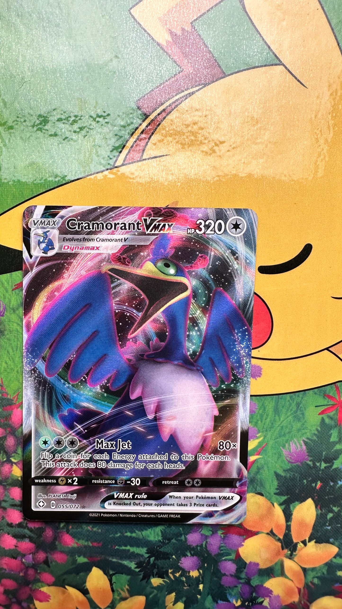 [ Carte ANG ] Cramorant (Nigosier) VMAX  - 055/072 - Destinées Radieuses - 2021