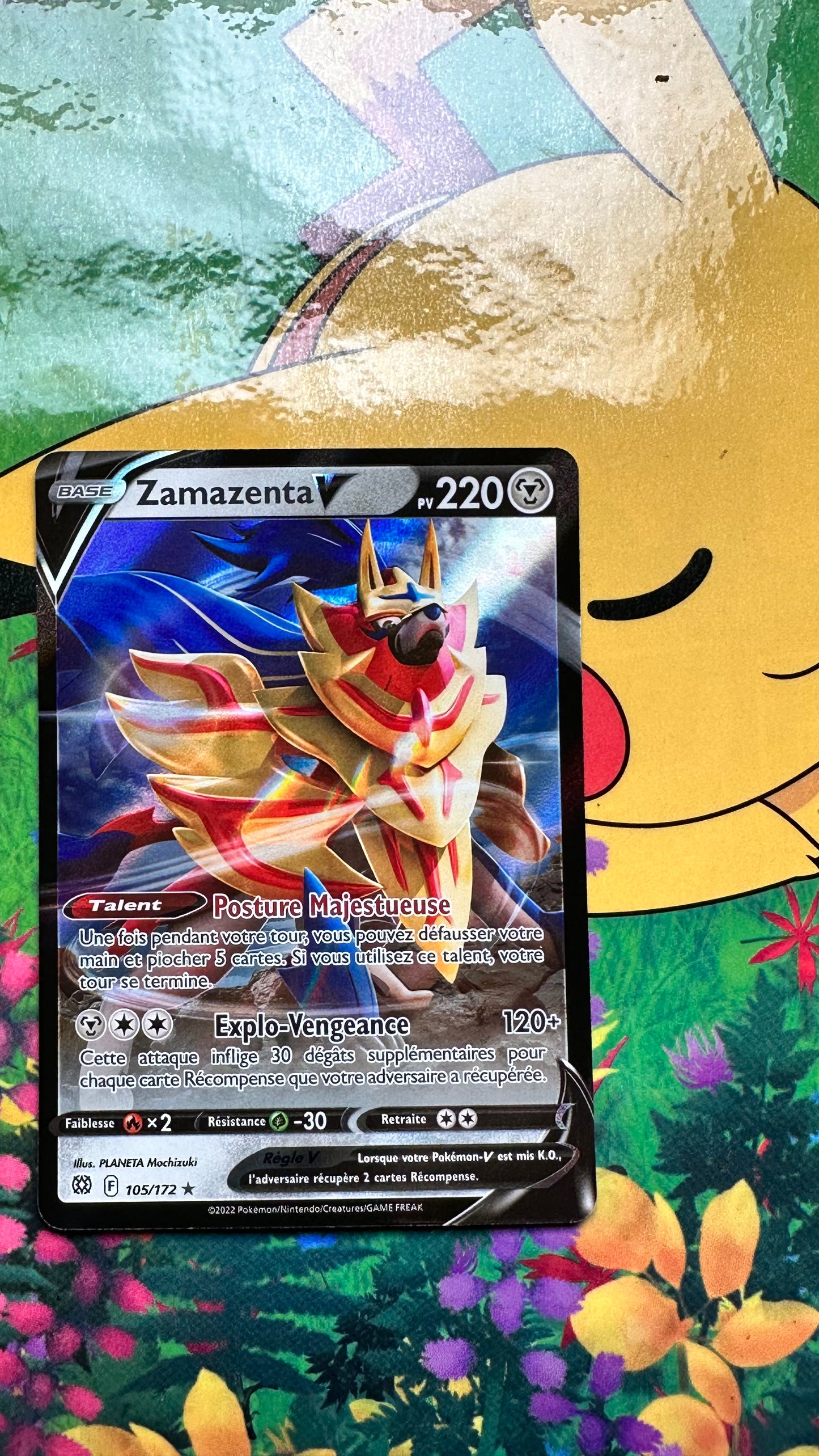 [ Carte FR ] Zamazenta  V - 105/172 -Stars Etincelantes -   2022