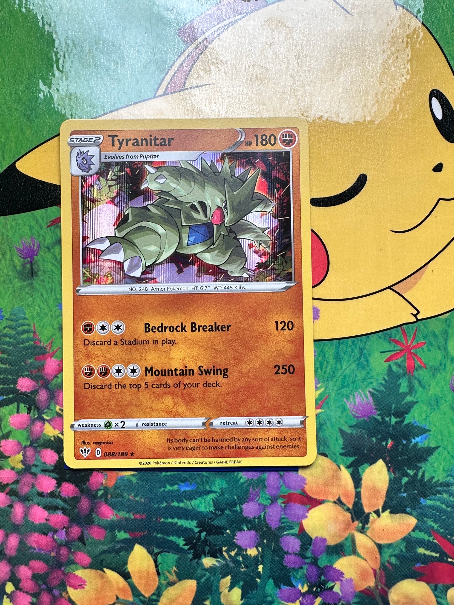 [ Carte ANG ] Tyranitar - 088/189 - 2020 - Ténèbres Embrasées