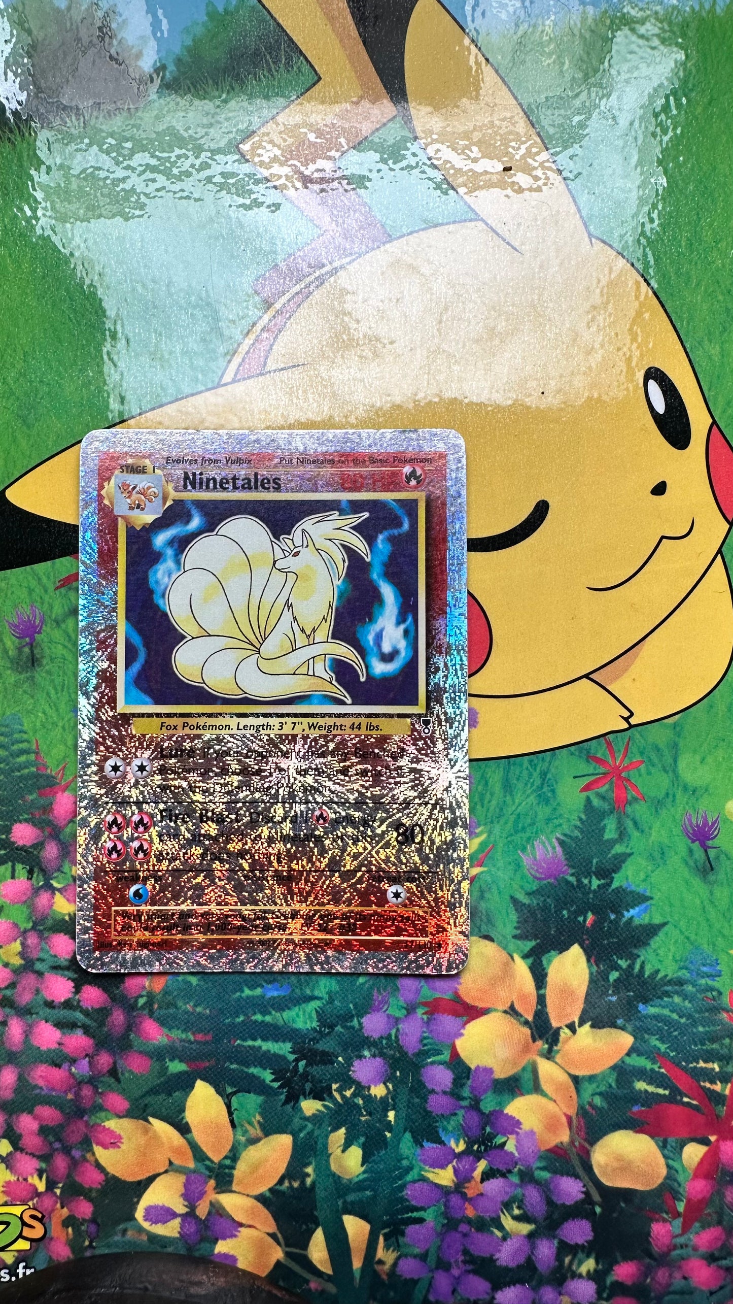[ Carte ANG ]  Ninetails ( Feunard )  - Legendary Collection  - 17/110 - 2002