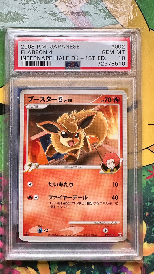 [ Carte Gradée ] PSA 10 - Pyroli - 2008 - Infernape - 1st Ed.