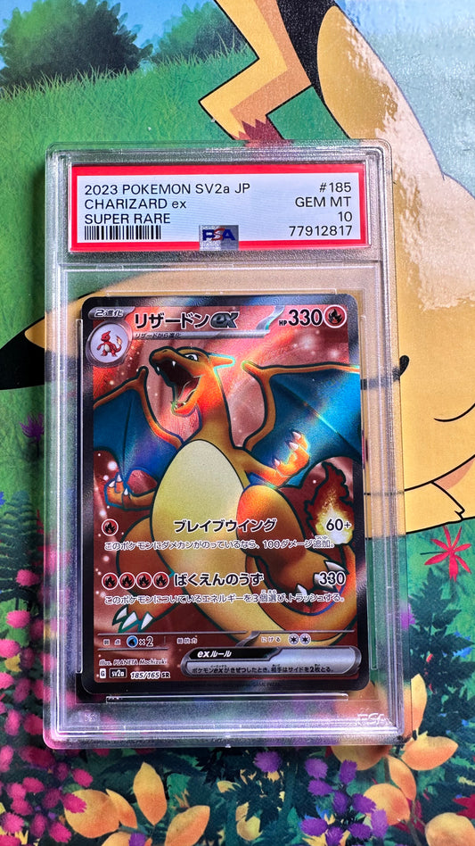 Dracaufeu ex 185/165 Pokémon Card 151 - Cartes Pokémon