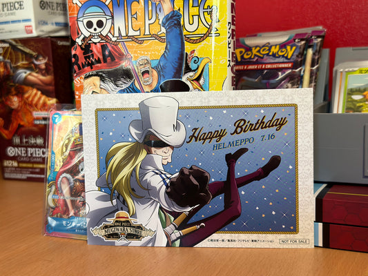 ONE PIECE - Carte Anniversaire Helmeppo