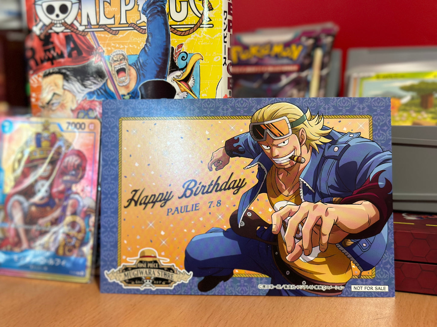 ONE PIECE - Carte Anniversaire Paulie