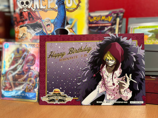 ONE PIECE - Carte Anniversaire Rosinante