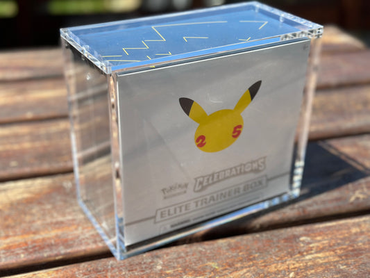 [ Protection acrylic ] pour ETB (Coffret Elite / Elite trainer Box)  Anglais / Français