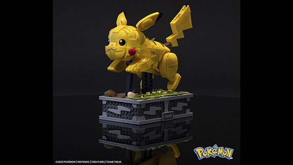 Jouet Mécanique MEGA  Pikachu en Mouvement -