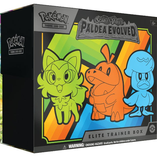 [ ANG ] Coffret ETB Elite Trainer Box - Paldea Evolved ( Evolution à Paldea )