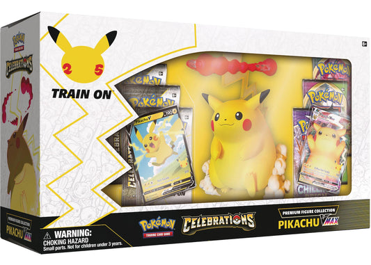 COFFRET - PIKACHU Premium Figure Collection -  VMAX- Celebrations 25Th Anniversary - ANGLAIS