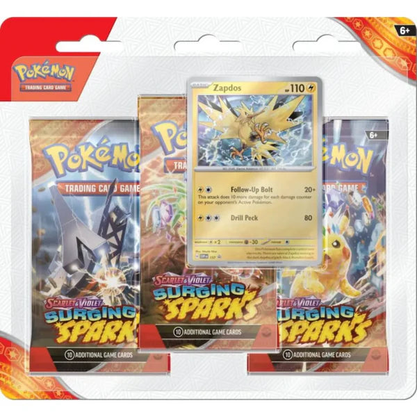 POKEMON ANG - Tripack - 3 Boosters Surging Sparks