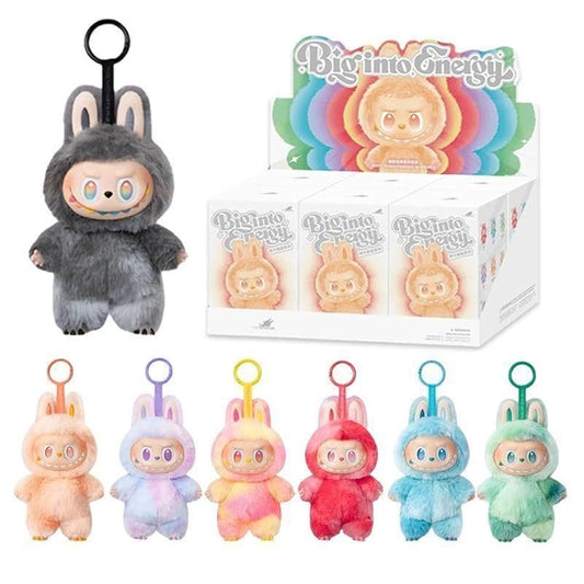 EN STOCK -1X Peluche LABUBU - V3 : Big Into Energy - Produit Officiel POPMART