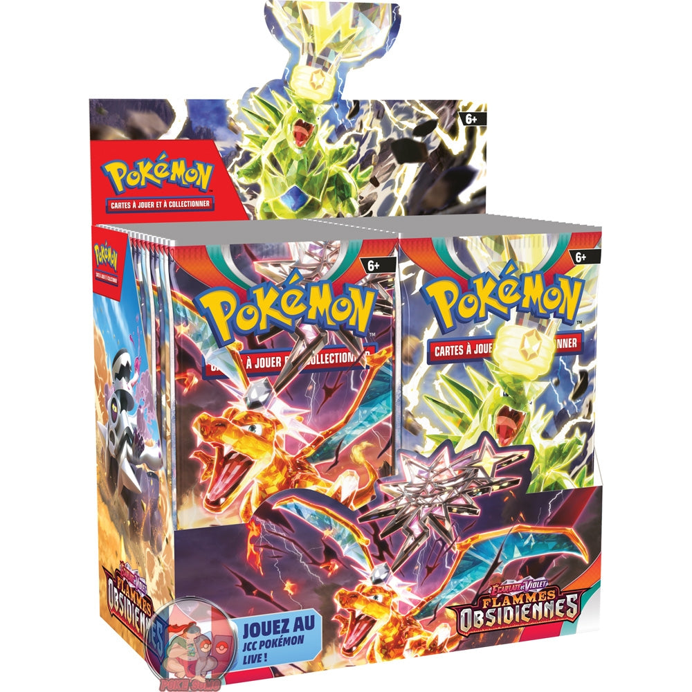 EV03 Flammes Obsidiennes -  Display FR 36 Boosters  - Charizard / Dracaufeu -