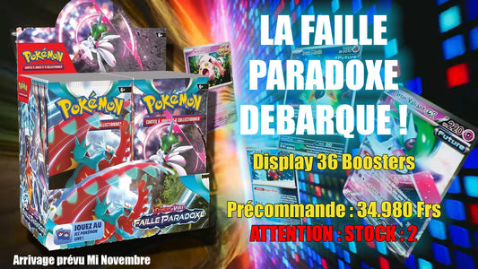 EN STOCK - Display FR -FAILLE PARADOXE -  36 Boosters