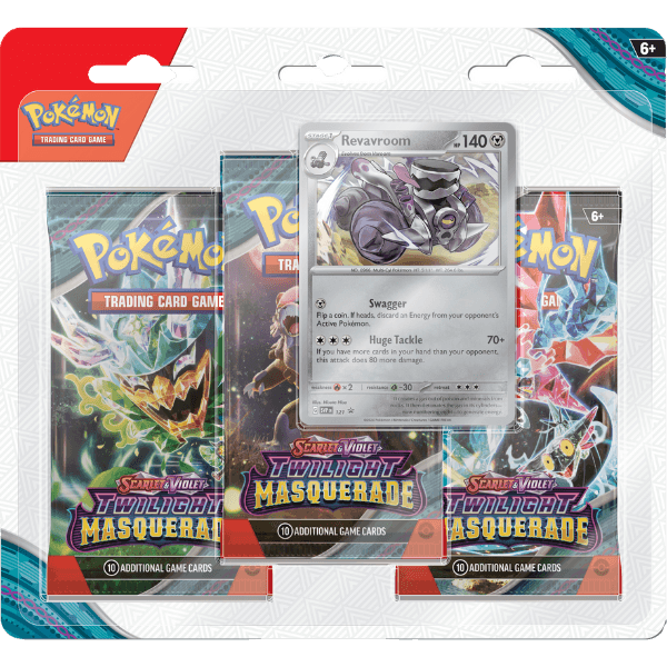 POKEMON ANGLAIS - Tripack - 3 Boosters Mascarade crépusculaire